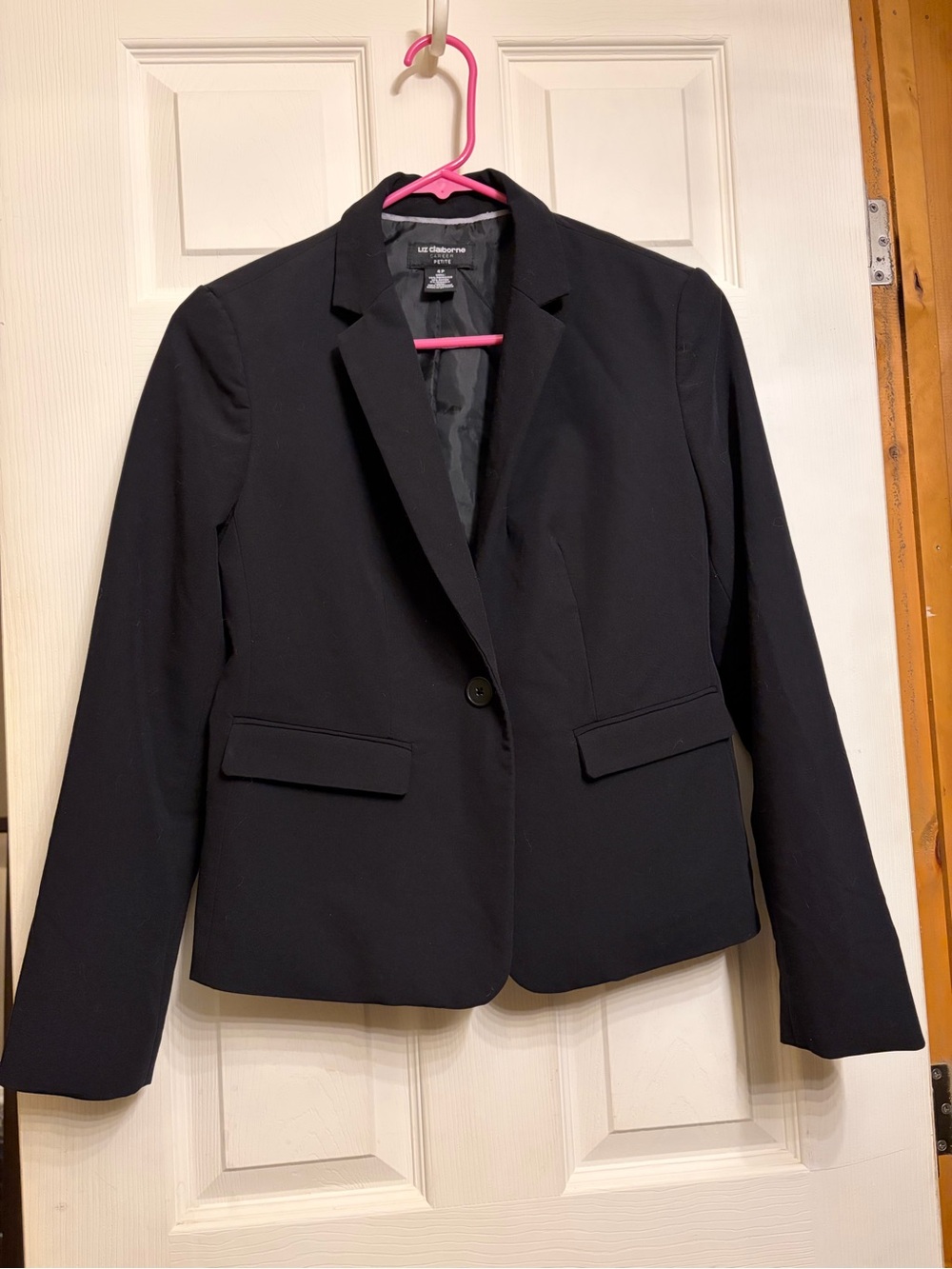 Liz Claiborne Black Single-Button Women's Blazer